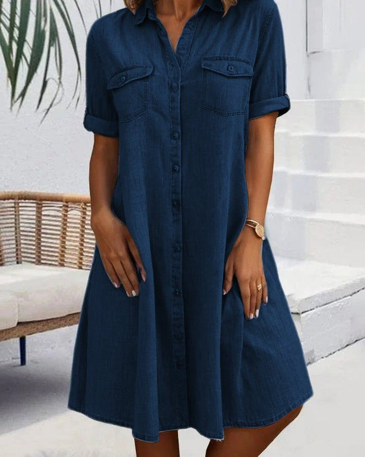 Kaylie | Chic Buttoned Dress