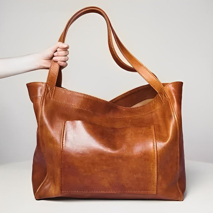 Sunset Luxe™ | Timeless Leather Shoulder Bag