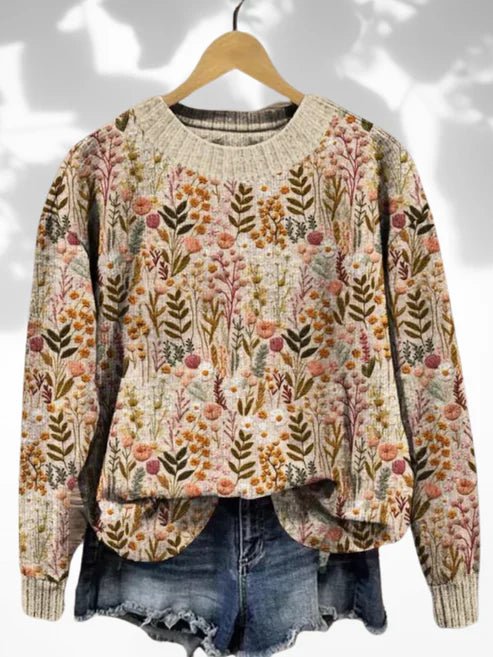 Miriam | Elegant Floral Knit