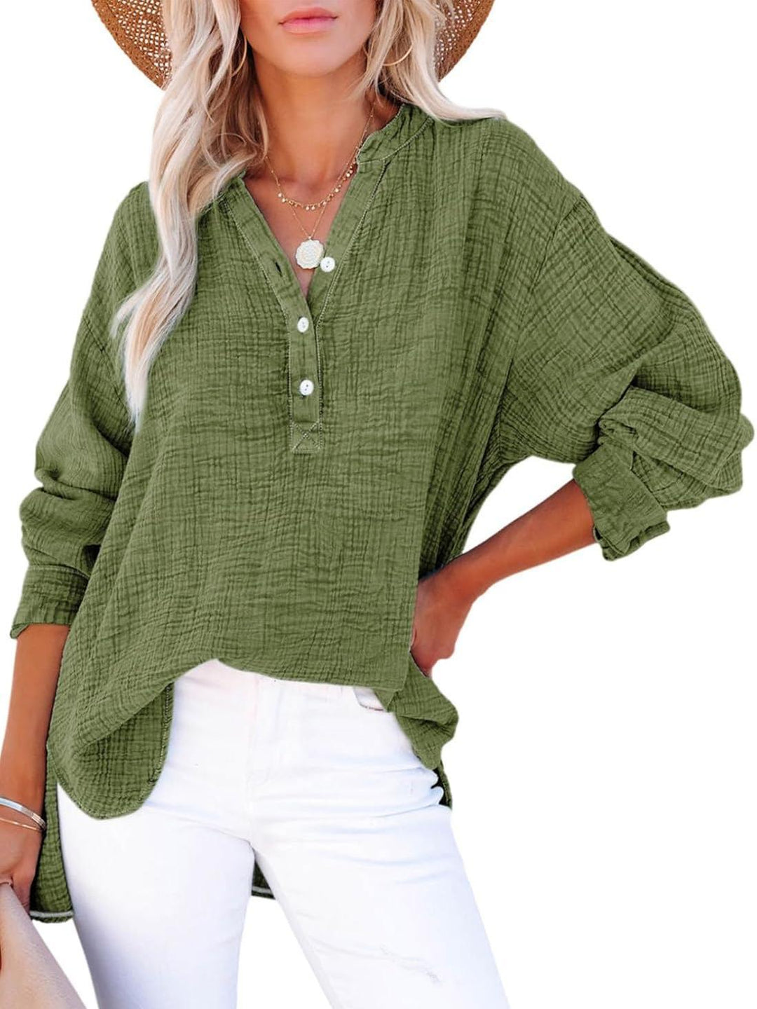 Jena | Chic Button Blouse