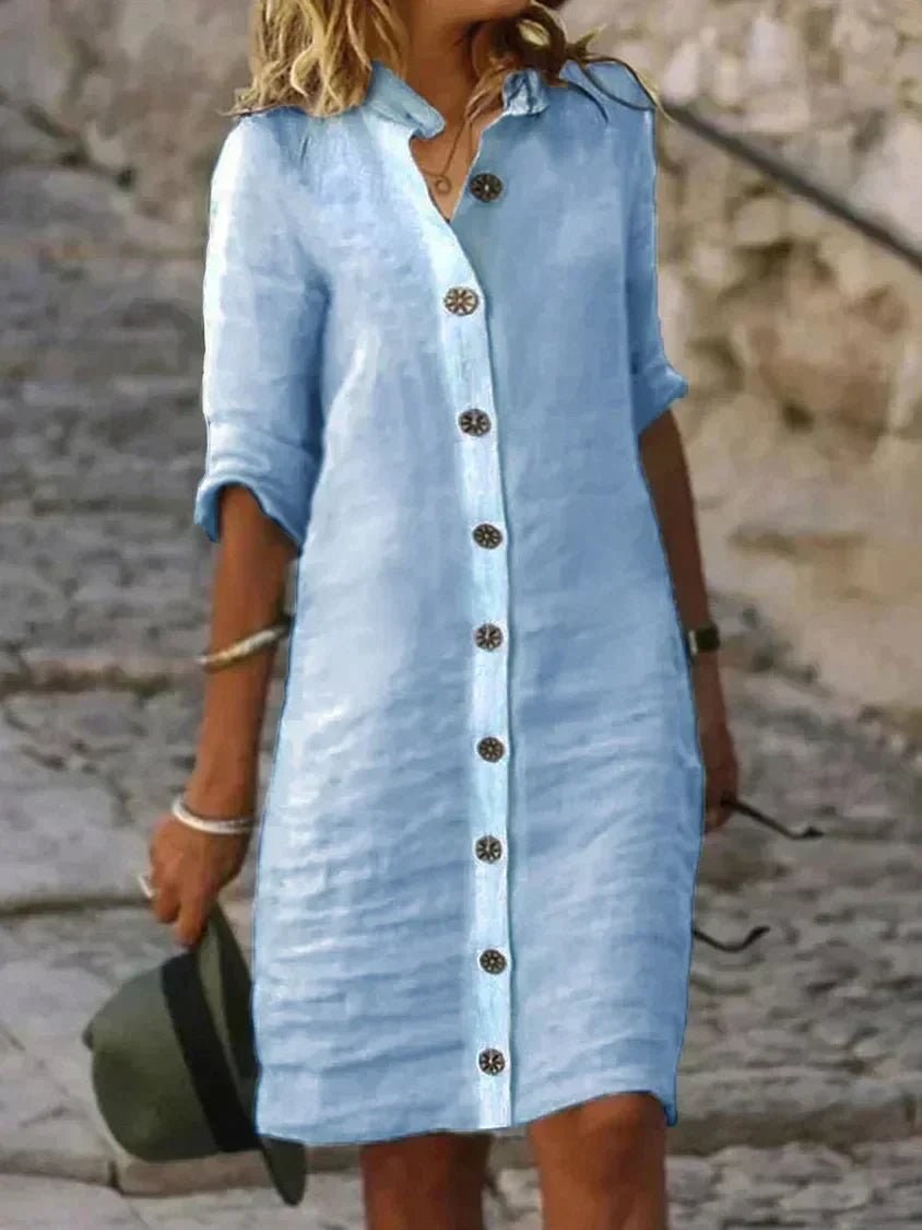 Avera | Breezy Comfort Shirt Dress