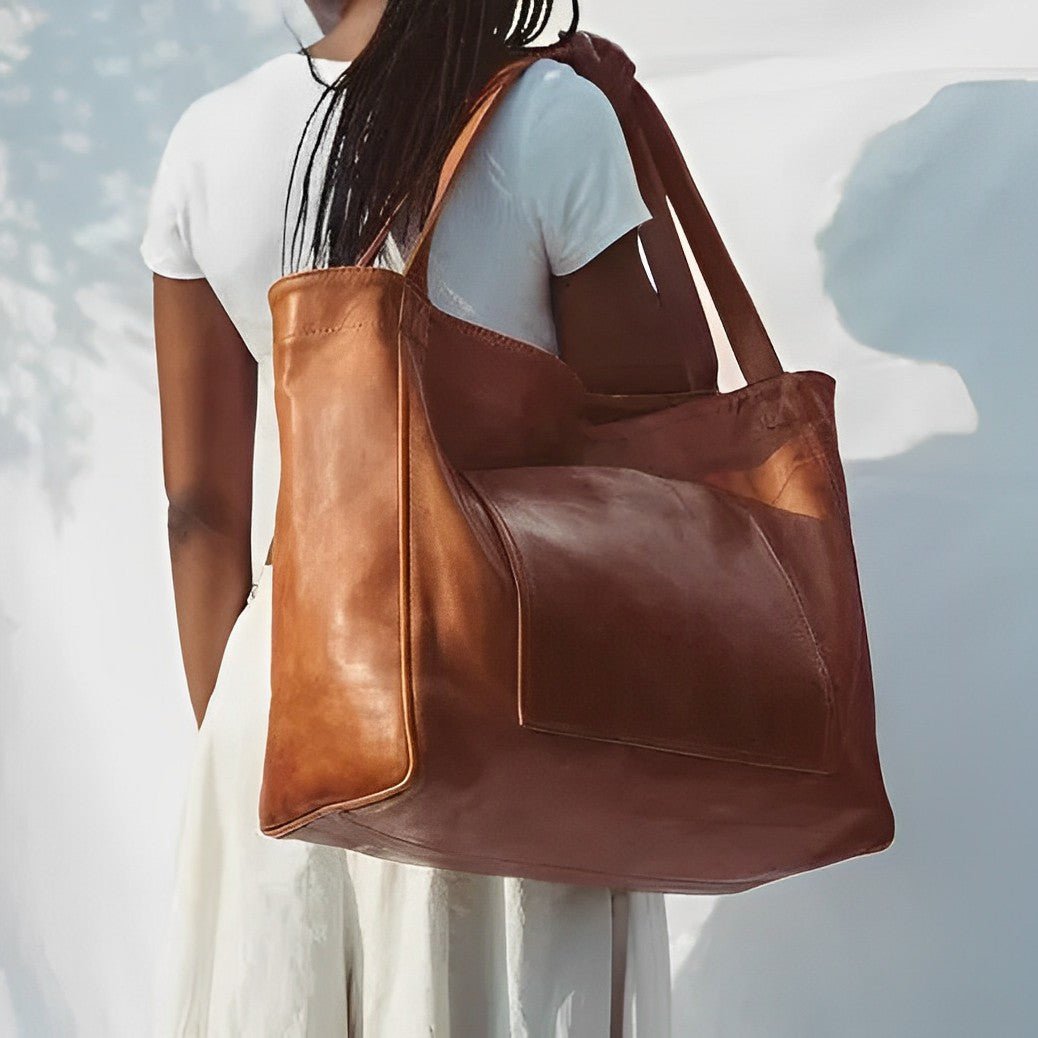 Sunset Luxe™ | Timeless Leather Shoulder Bag