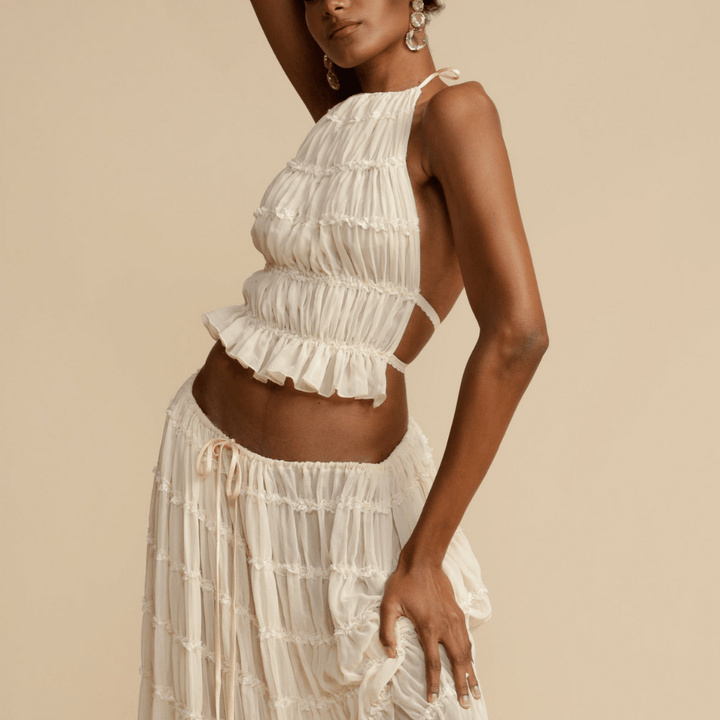 Lira | Halter Top and Skirt Set