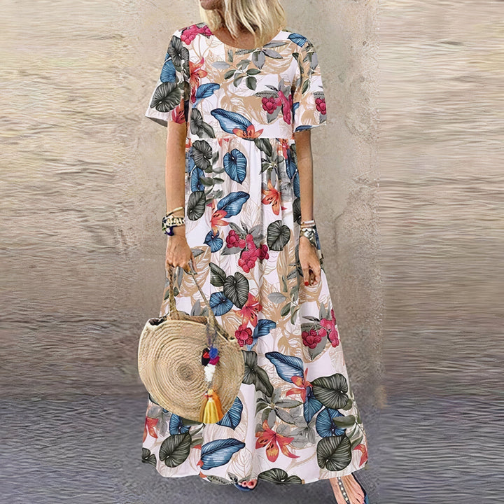 Selene | Elegant Floral Maxi Dress