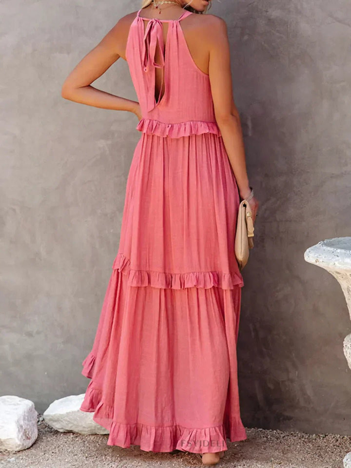 Leona | Breeze Ruffle Gown