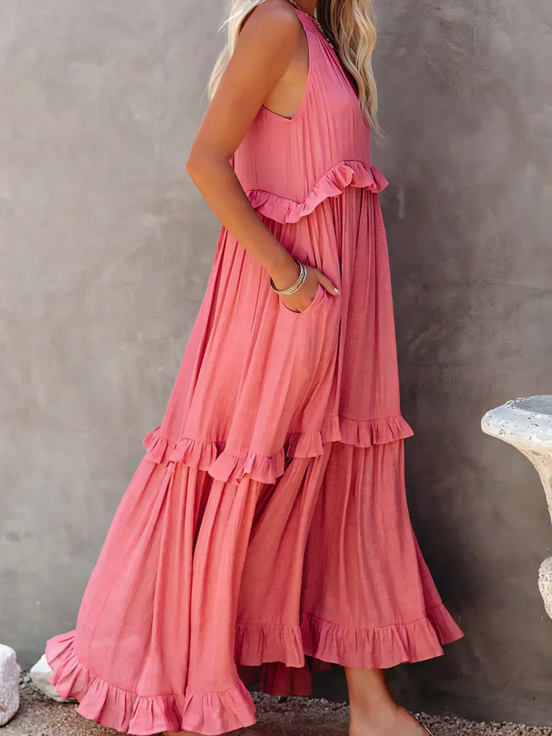 Leona | Breeze Ruffle Gown