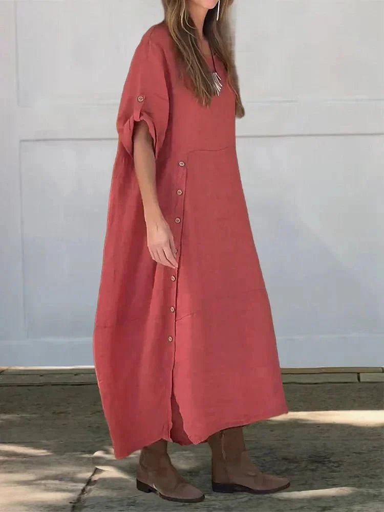 Islay | Luxe Linen Blend Dress