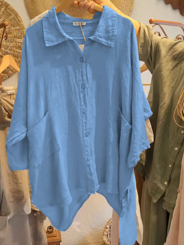 Lineth | Casual Buttoned Blouse