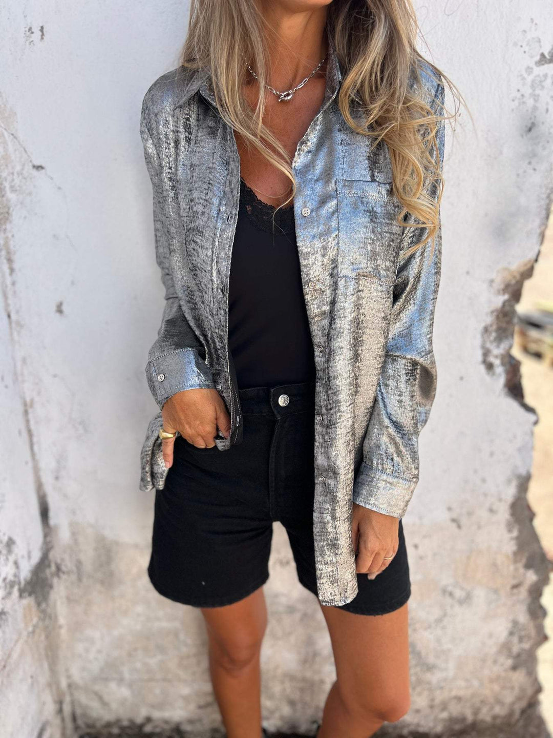Amaya | Radiant Shimmer Blouse